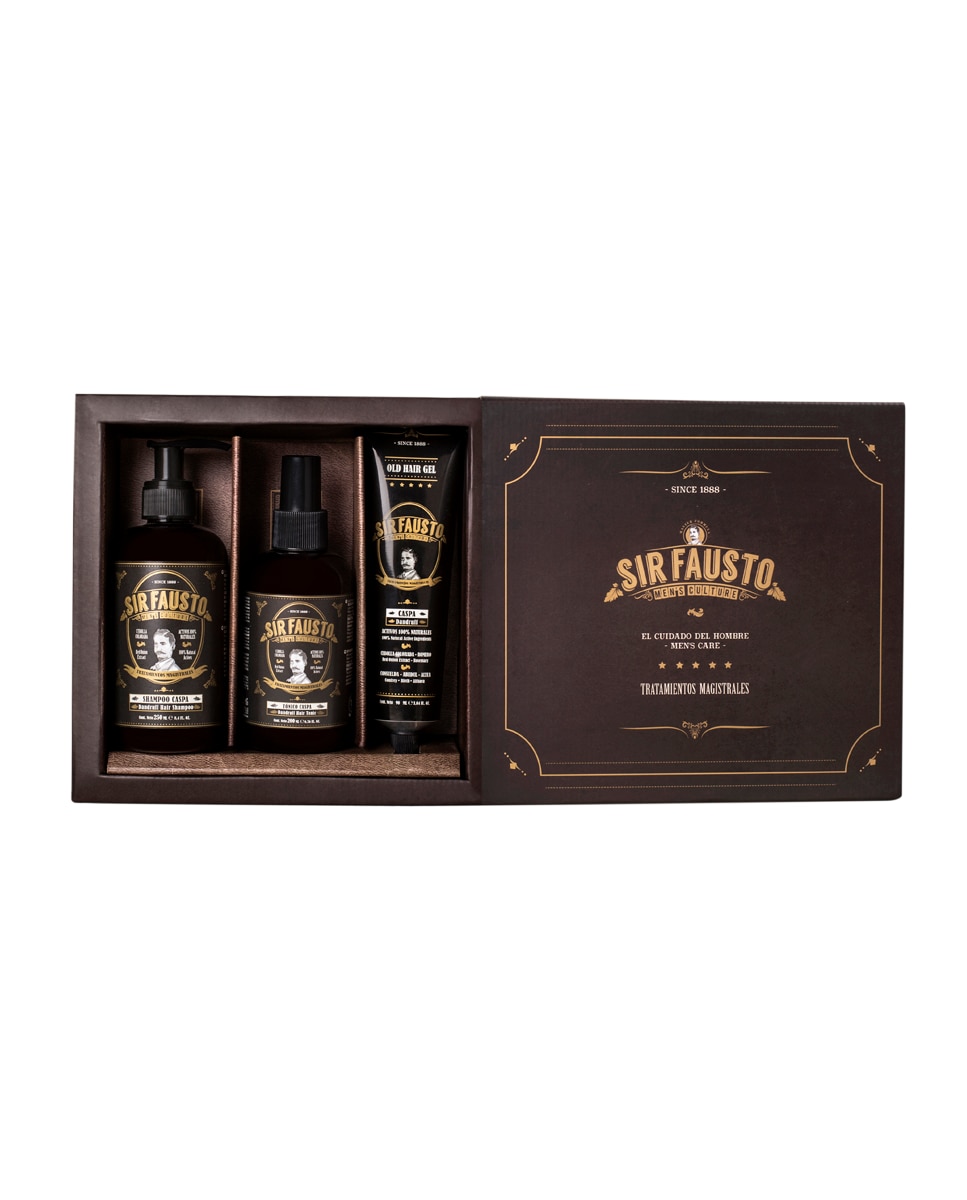 Imagen 0 de Estuche de regalo Champú Anticaspa Sir Fausto