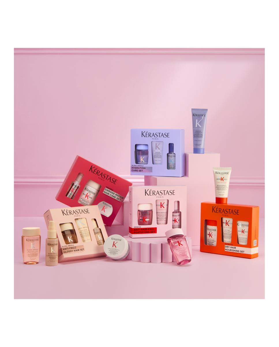 Imagen 4 de Cofre Nutritive con Champú Bain Satin Riche, Acondicionador Lait Vital y Nectar Thermique Kérastase