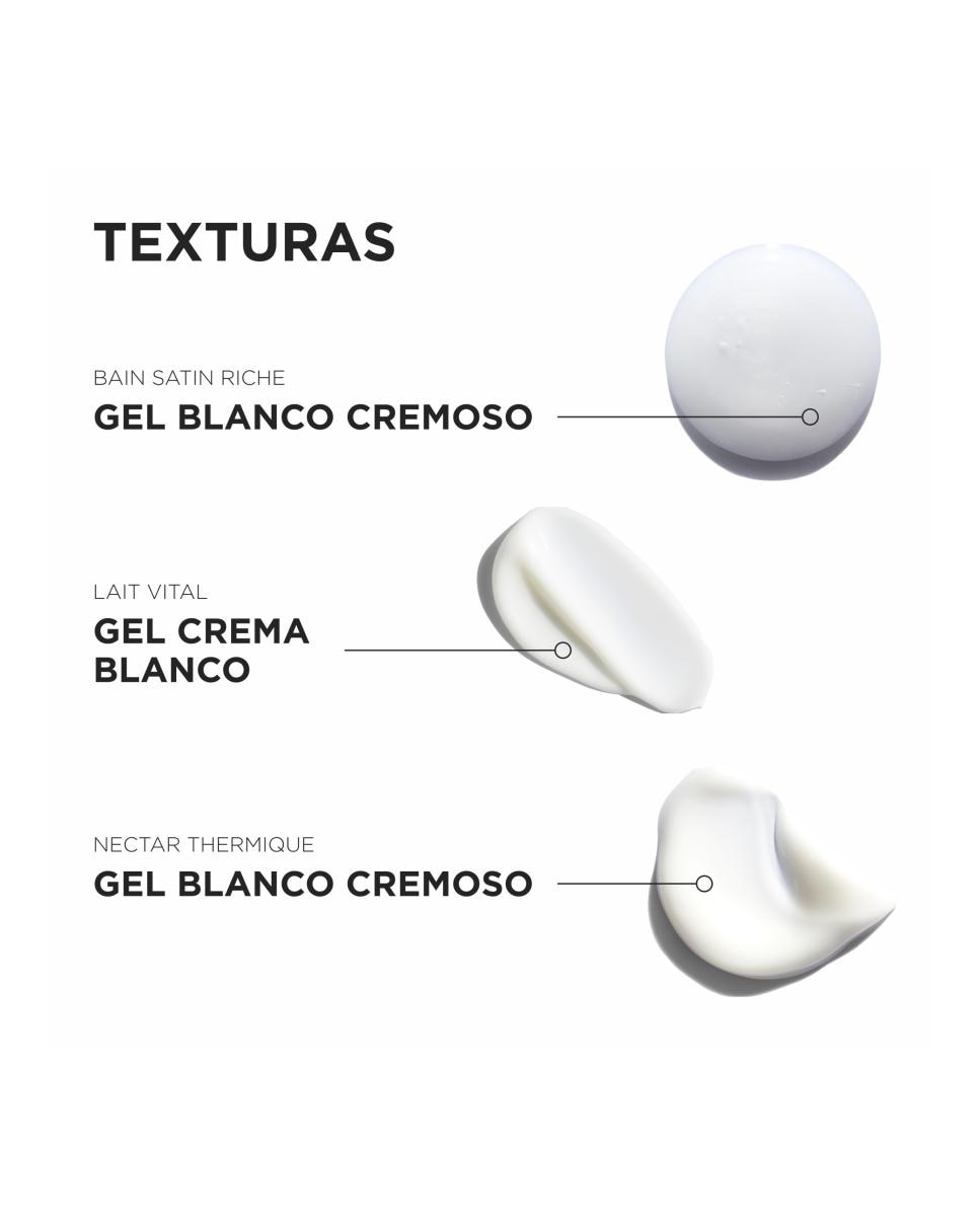 Imagen 6 de Cofre Nutritive con Champú Bain Satin Riche, Acondicionador Lait Vital y Nectar Thermique Kérastase