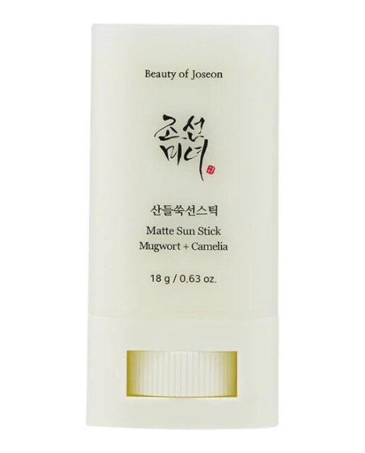 Protección solar en stick mate Mugwort + Camilia 18 g Beauty of Joseon