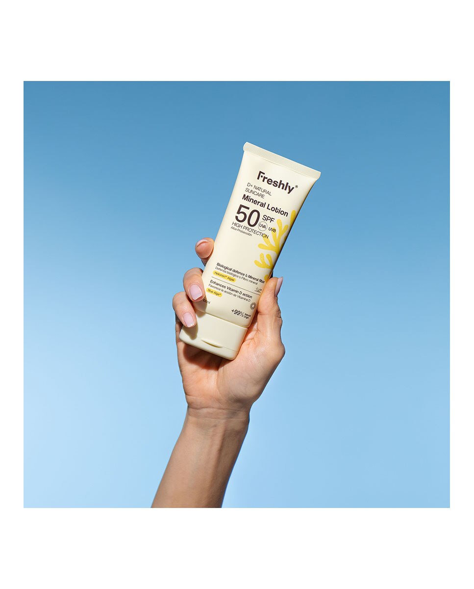 Fotoprotector natural corporal SPF 50 D+ Natural Suncare Mineral Lotion 100 ml Freshly Cosmetics - 100 ml 4