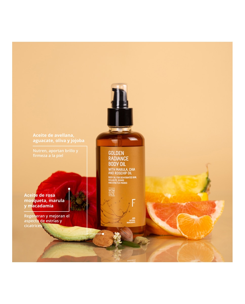 Aceite corporal Golden Radiance Body Oil 200 ml Freshly Cosmetics - 200 ml 6