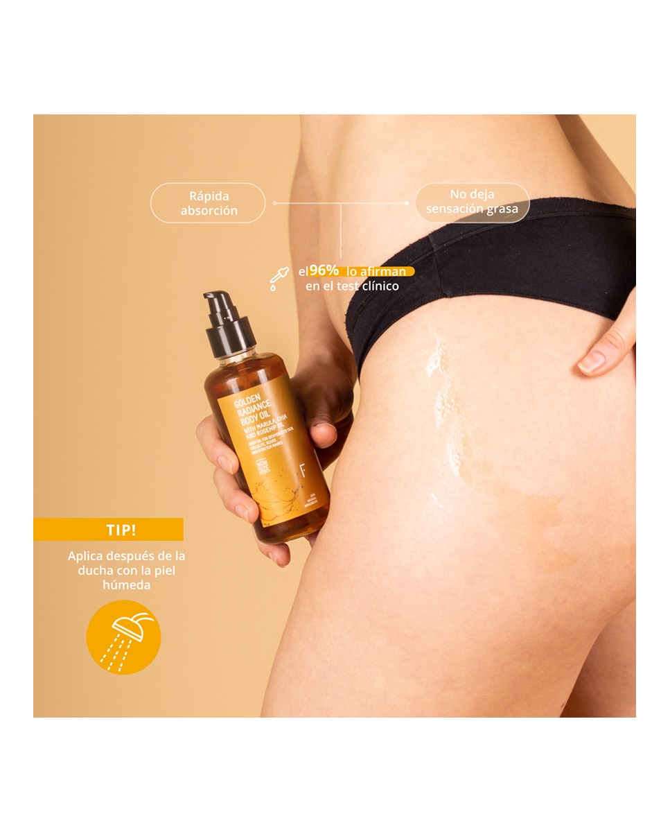 Aceite corporal Golden Radiance Body Oil 200 ml Freshly Cosmetics - 200 ml 7