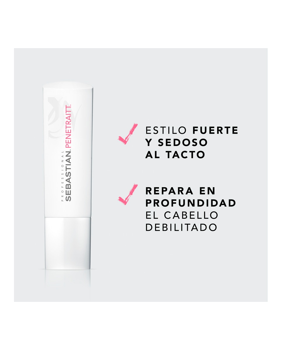 Imagen 2 de Acondicionador para cabello dañado Penetraitt 250 ml Sebastian Professional - 250 ml