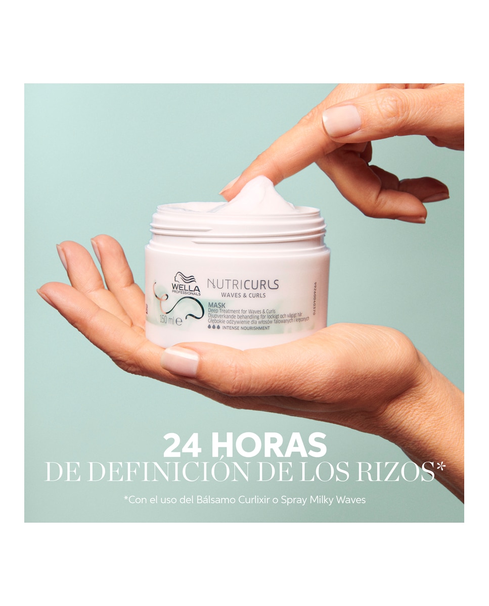 Mascarilla para cabello con ondas y rizos Nutricurls 150 ml Wella Professionals - 150 ml 5