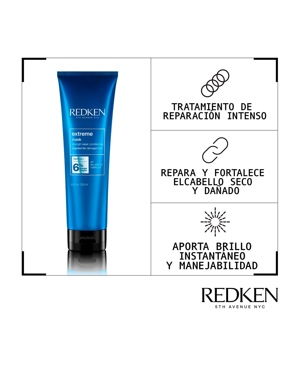 Imagen 6 de Mascarilla Extreme Redken - 250 ml