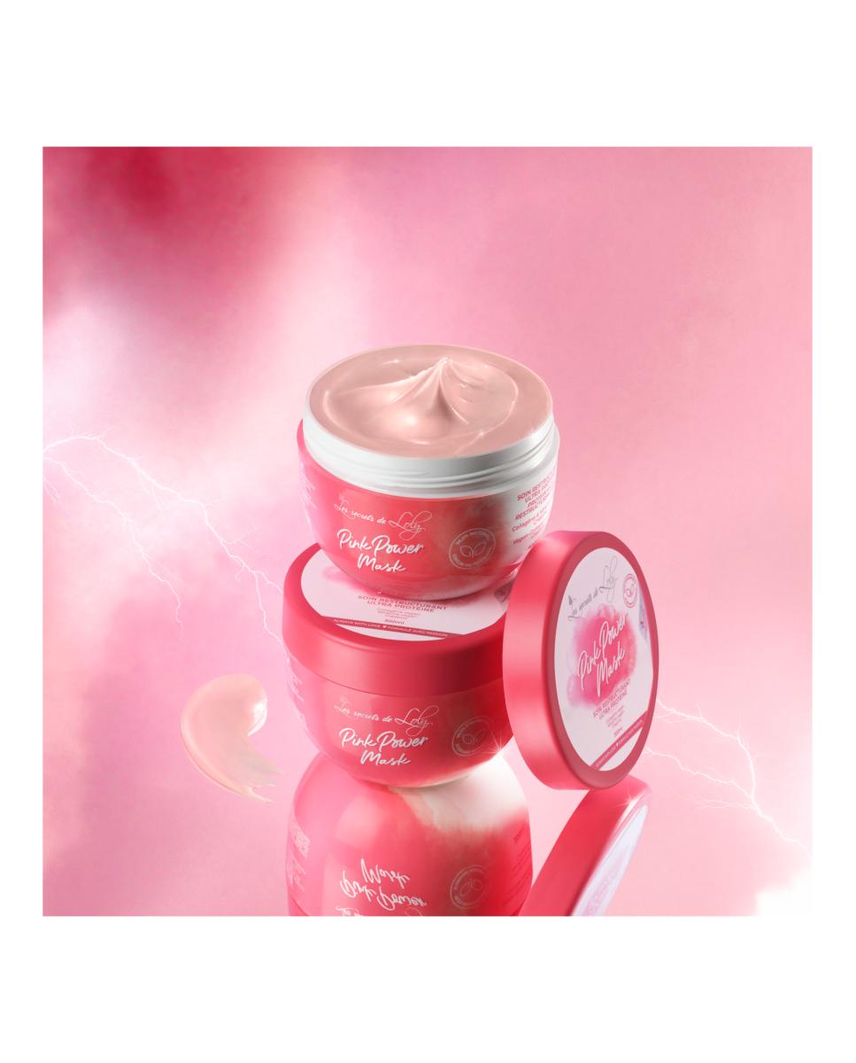 Imagen 3 de Mascarilla Reestructurante Ultraproteica Pink Power Mask 300 Ml Les Secrets De Loly