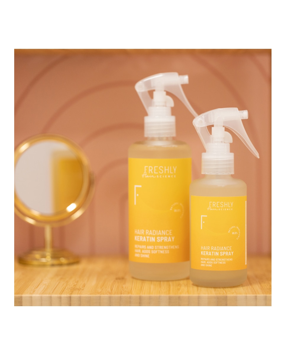 Imagen 4 de Spray reparador Hair Radiance Keratin Spray 200 ml Freshly Cosmetics - 200 ml