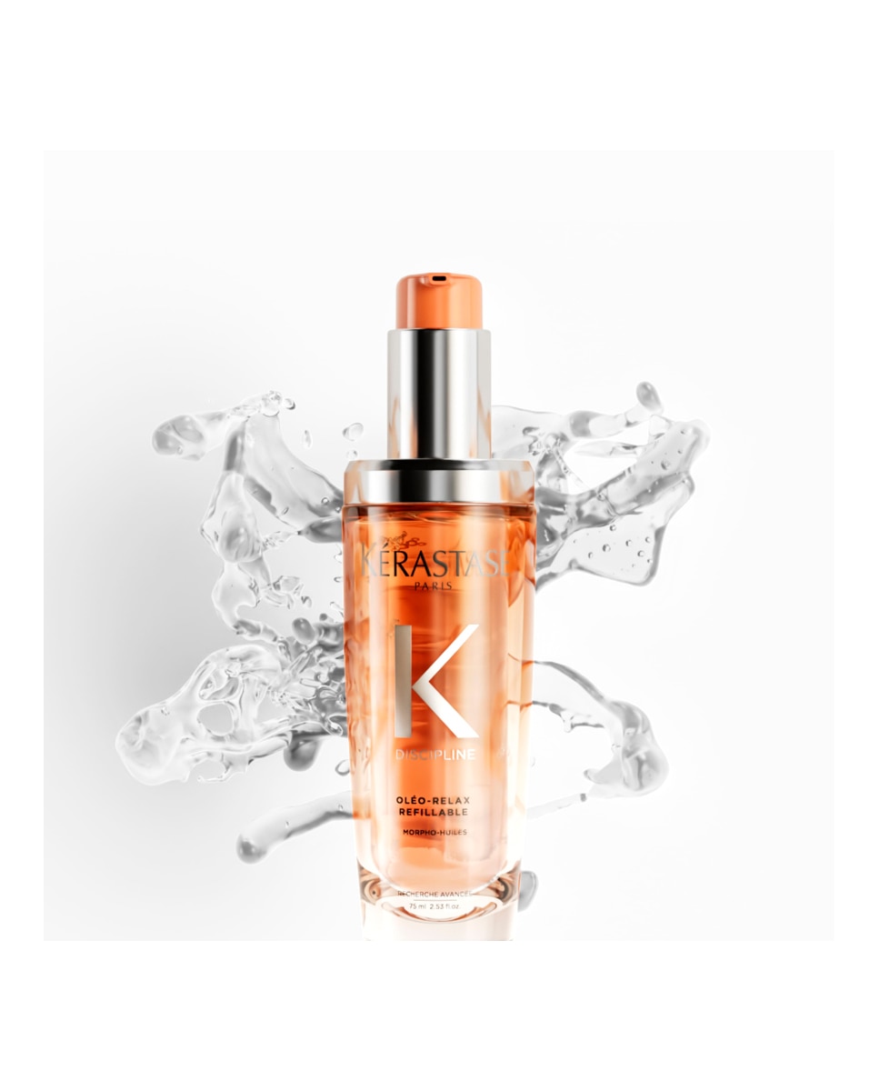 Aceite Capilar Para Cabellos Voluminosos Y Rebeldes Discipline Oleo-Relax Recargable 75 ml Kérastase - 75 ml 4