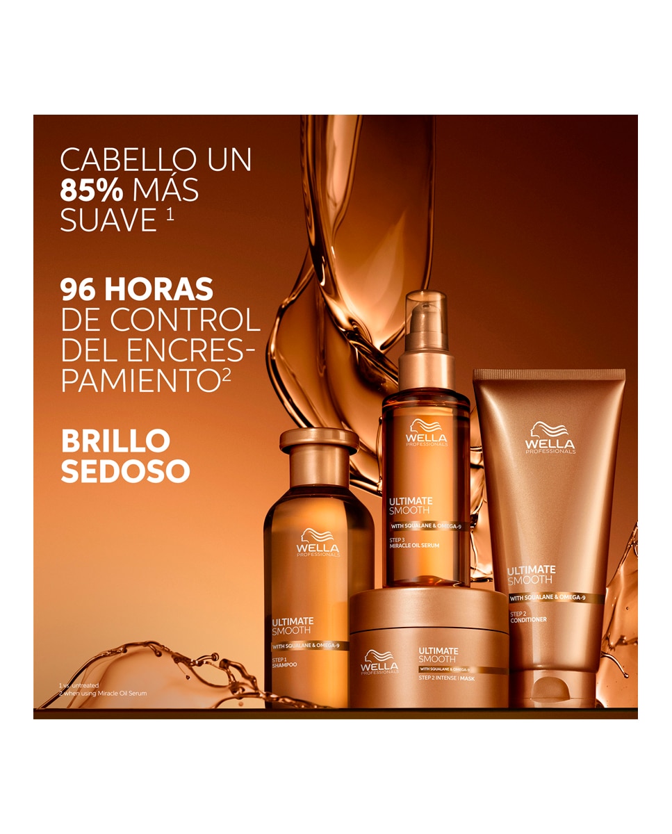 Imagen 8 de Serum Ultimate Smooth Miracle Oil Serum 30 ml Wella Professionals - 30 ml