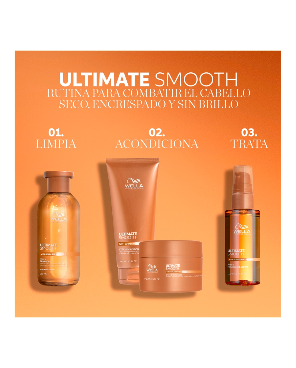 Imagen 9 de Serum Ultimate Smooth Miracle Oil Serum 30 ml Wella Professionals - 30 ml