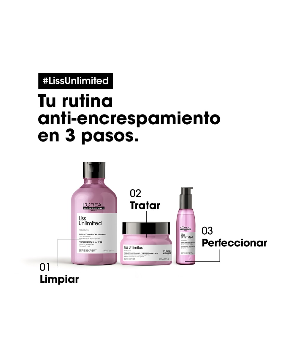 Imagen 5 de Sérum Liss Unlimited 125 ml L'Oreal Professionnel - 125 ml