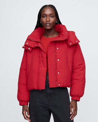 Capucha Abrigo Granate El Corte Ingles Plumas Chaqueta Michael