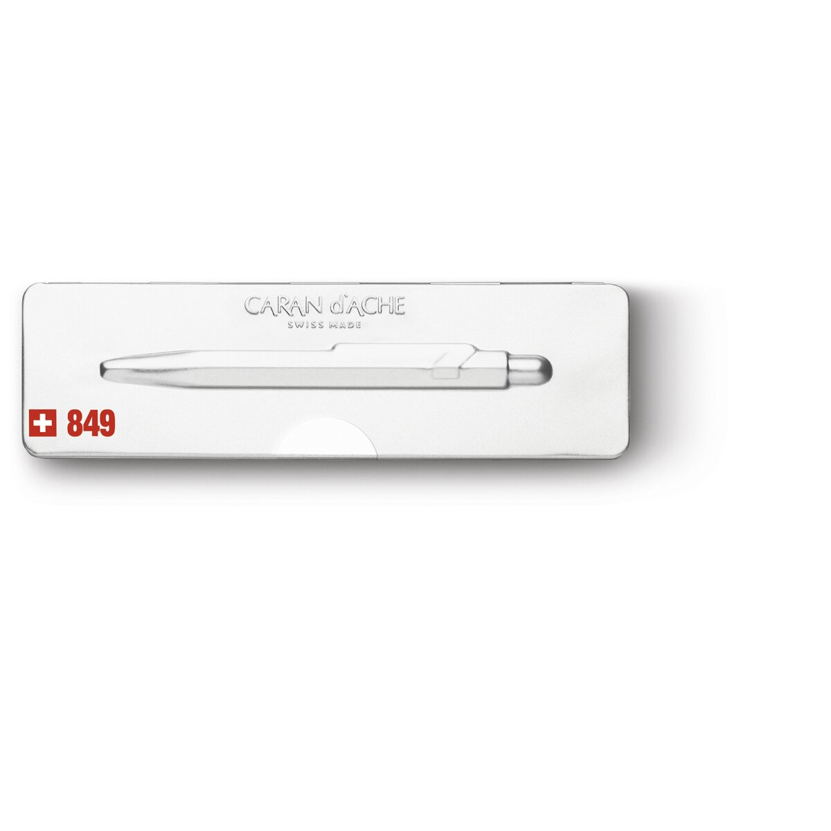 Imagen 3 de Bolígrafo 849 Pop Line Caran d'Ache Blanco Blanco