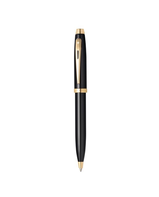 Imagem 0 de Caneta Esferográfica Sheaffer 100 Preto Brilhante com Pormenores Dourados