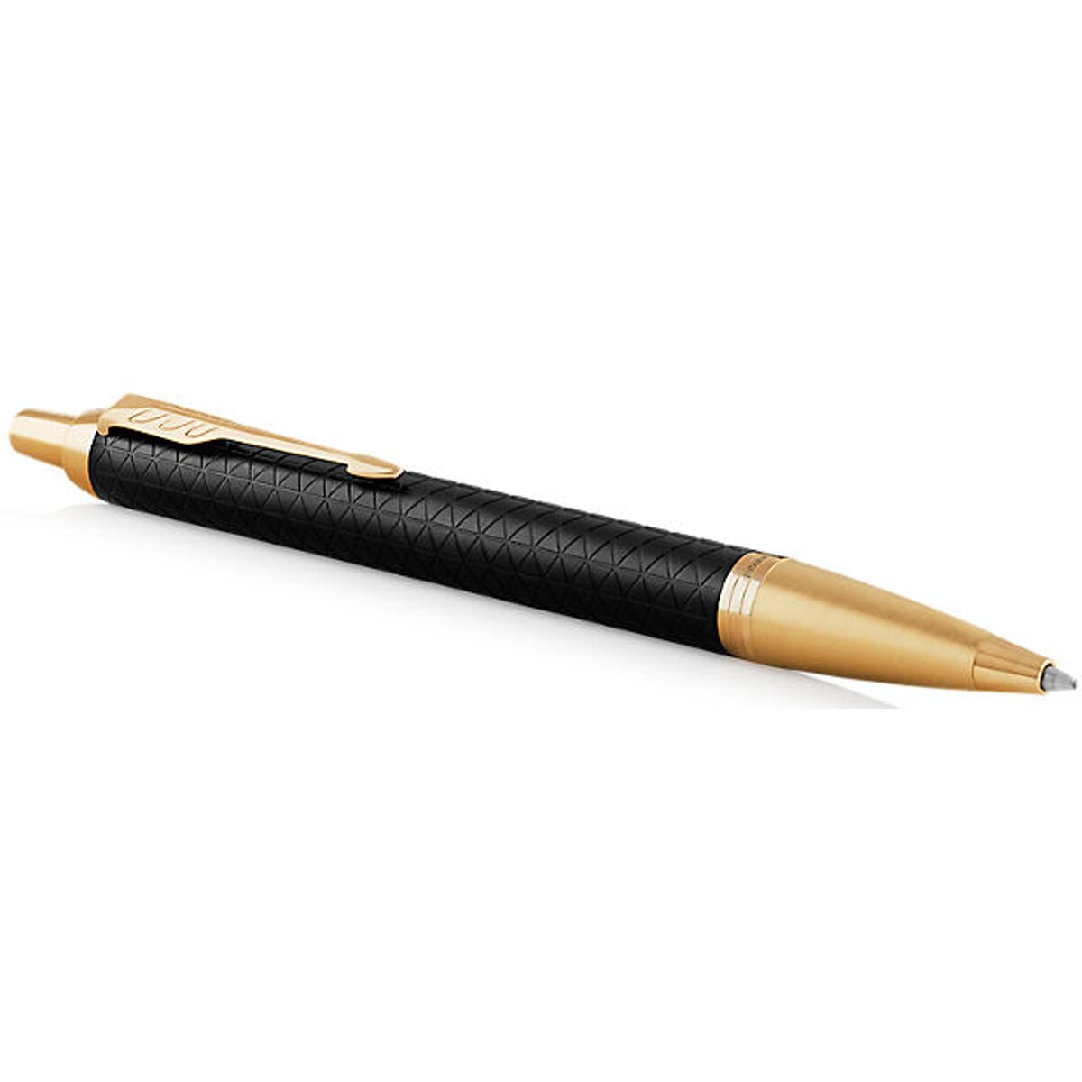 Caneta esferográfica Im Premium Alumínio Parker Preta Preto-2