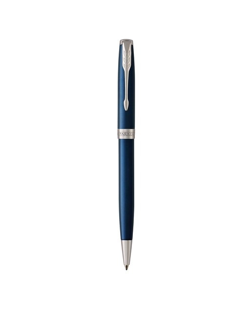 Caneta Esferográfica Sonnet CT Parker Laca Azul Azul-1