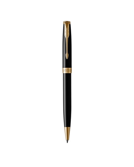 Caneta Esferográfica Sonnet GT Parker Laca Preta Preto-1
