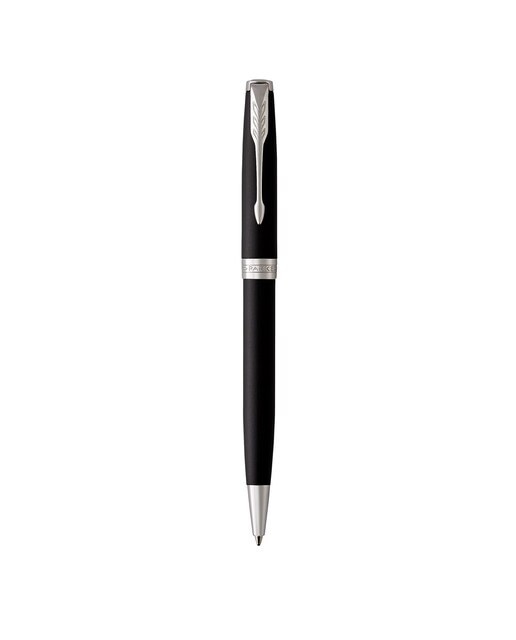 Caneta Esferográfica Sonnet CT Parker Mate Preta Preto-1
