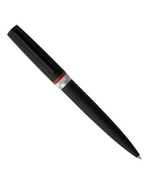 Caneta esferográfica Gear preta/vermelha Preto / Vermelho-1