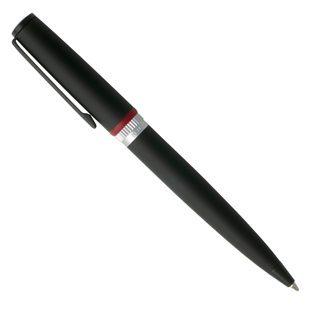 Caneta esferográfica Gear preta/vermelha Preto / Vermelho-2