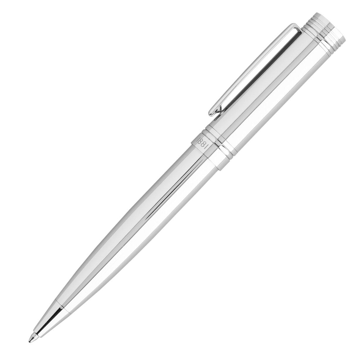 Caneta esferográfica Zoom Silver Cerruti 1881 Cromada Cromado-2