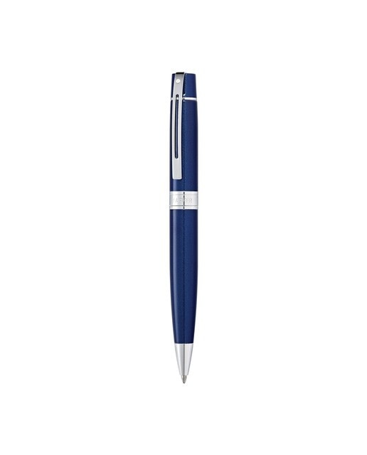 Caneta Esferográfica Sheaffer 300 de Laca Azul Brilhante com pormenores Cromados Azul-1