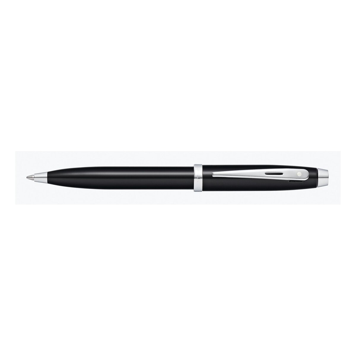 Bolígrafo Sheaffer 100 con Acabado de Laca Negra con detalles Cromados Negro-2