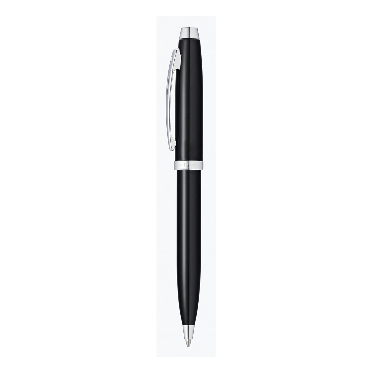 Bolígrafo Sheaffer 100 con Acabado de Laca Negra con detalles Cromados Negro-3