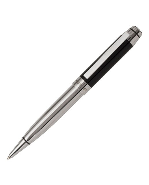 Caneta Esferográfica Heritage Black Cerruti 1881 Preta e Cromada Preto / Crómio-1