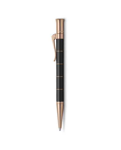 Imagem 0 de Esferográfica Anello Rose Gold Graf von Faber-Castell - Preto