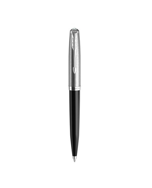 Caneta esferográfica 51 Preto Aço CT Preto/Aço-1