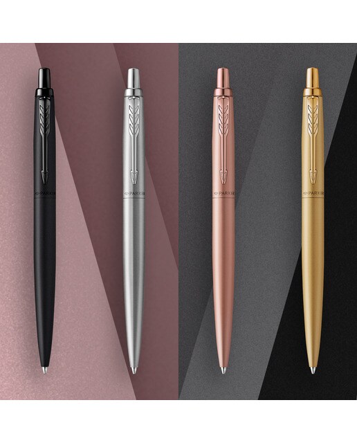 Caneta esferográfica Jotter XL Monocromo Preto Metálico Preto-4