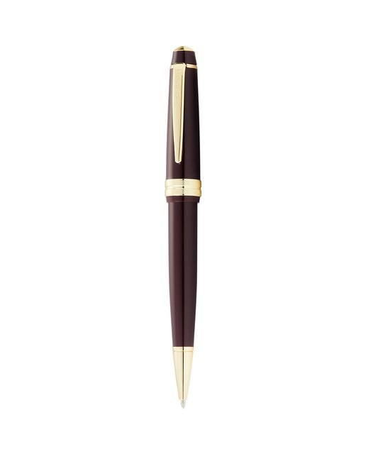 Caneta Esferográfica Bailey Light™ com Pormenores Dourados - Bordeaux 1