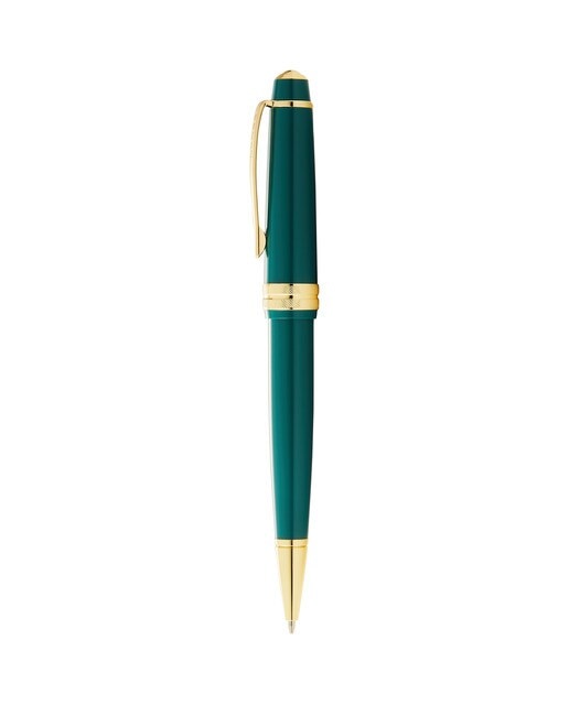 Caneta Esferográfica Bailey Light™ com Pormenores Dourados - Verde 2