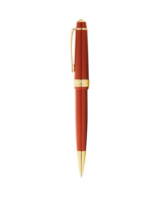 Caneta Esferográfica Bailey Light™ com Pormenores Dourados - Âmbar 2