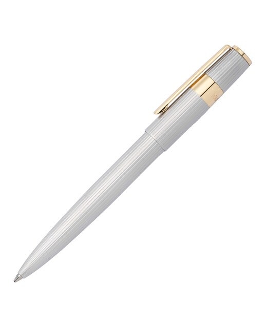 Caneta Esferográfica Gear Pinstripe - Prateado/Dourado 2