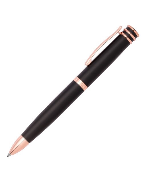 Caneta Esferográfica Austin - Preto/Dourado/Rosa Preto/Dourado rosa-2