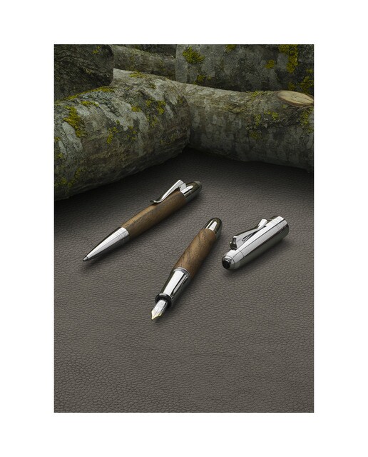 Esferográfica Magnum Ponta B em Preto Graf Von Faber-Castell - Nogueira Nogueira-5