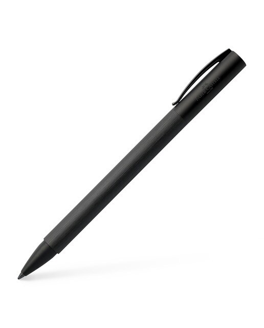 Bolígrafo trazo B Ambition All Black Faber-Castell negro Negro-3