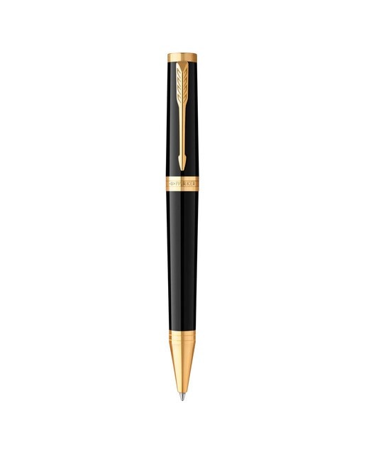 Caneta Esferográfica Ingenuity - Preto GT Preto / Dourado-1