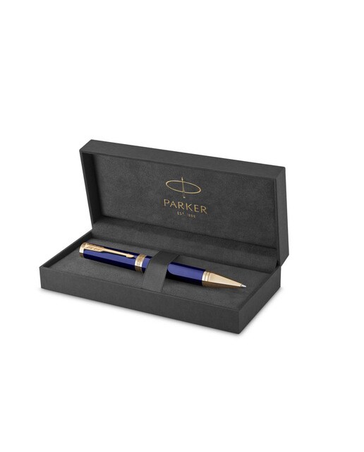 Caneta Esferográfica Ingenuity - Azul GT Azul / Dourado-2