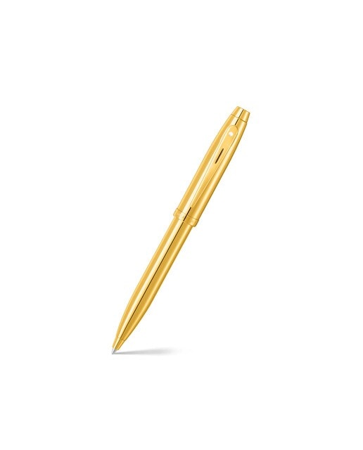 Bolígrafo Sheaffer 100 con acabado PVD dorado brillante y detalles PVD dorados Dorado-1