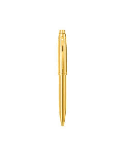 Bolígrafo Sheaffer 100 con acabado PVD dorado brillante y detalles PVD dorados Dorado-3