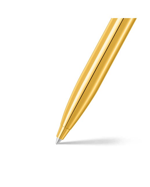 Bolígrafo Sheaffer 100 con acabado PVD dorado brillante y detalles PVD dorados Dorado-4
