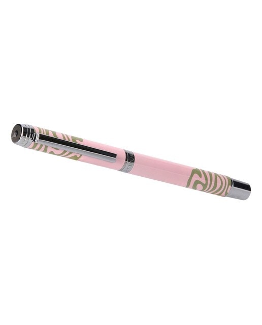 Esferográfica em caixa de disenho Ink Dreams Belius rosa e verde matcha prateado Rosa-2