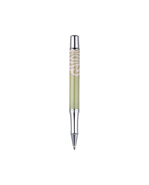 Esferográfica em caixa de disenho Ink Dreams Belius verde matcha e rosa prateado Verde-3
