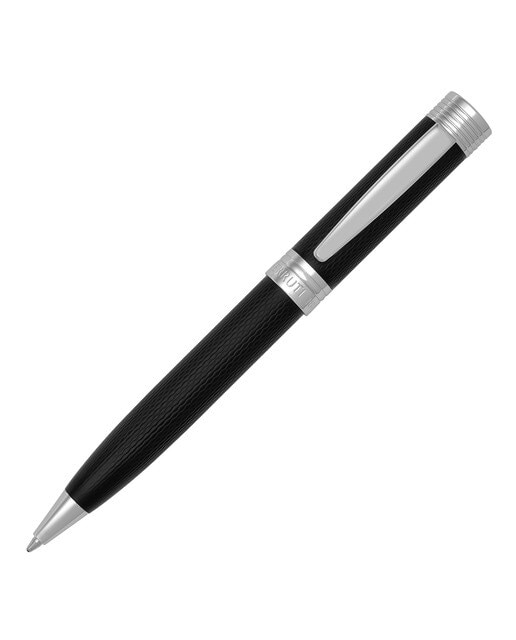 Caneta Esferográfica Zoom Diamond - Preto Preto / Crómio-1