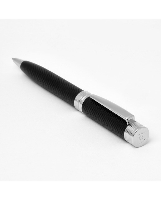 Caneta Esferográfica Zoom Diamond - Preto Preto / Crómio-4