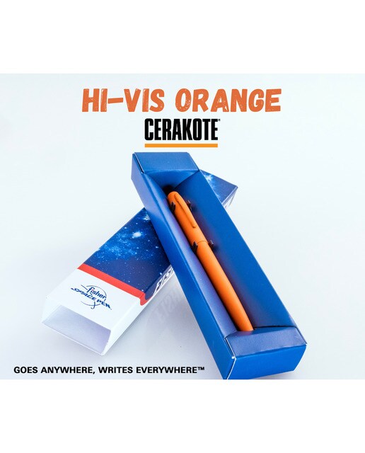 Esferográfica Cerakote Capomatic Fisher laranja Laranja-7